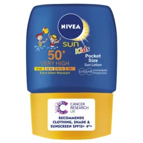 Nivea Sun Moisturising SPF50  Kids Sun Lotion 50ml