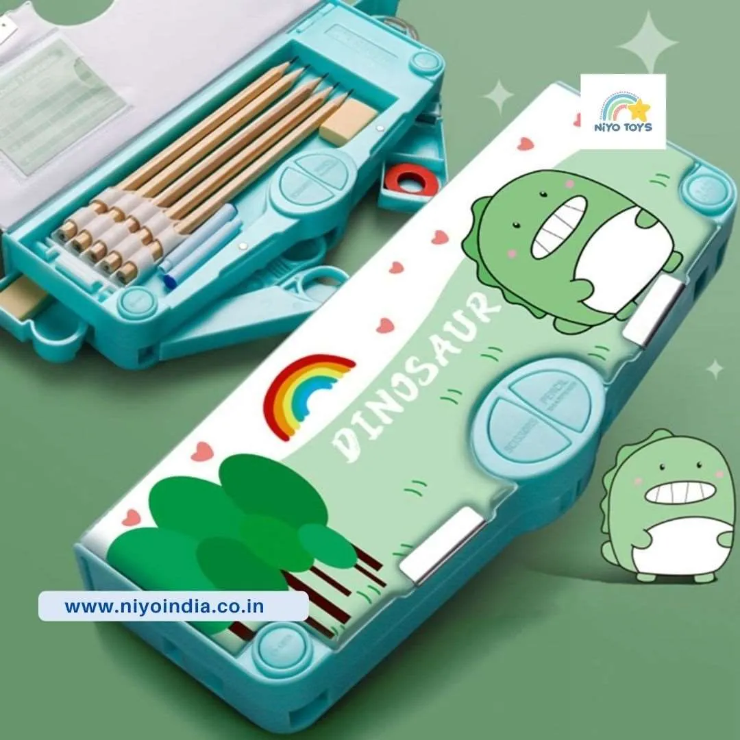 Pencil Box for Kids, Space/ Dino  Pencil Box