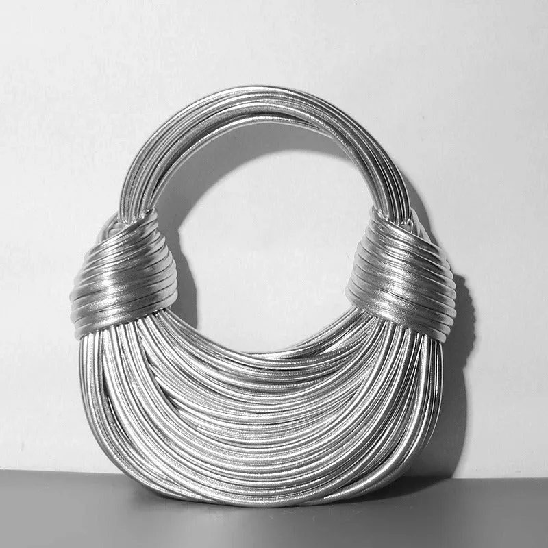 Pre Order:  Gold Knot Weaving Elegant Handbag