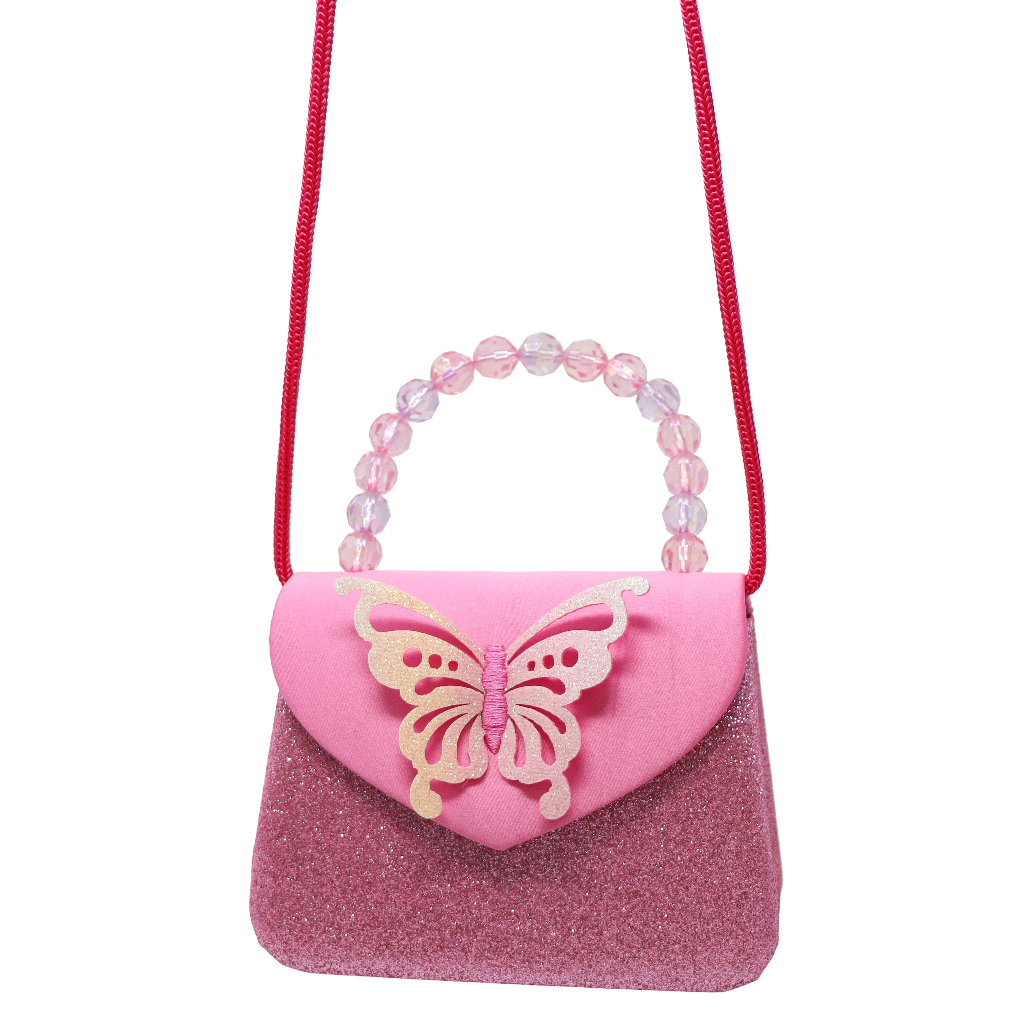 Rainbow Butterfly Hard Handbag