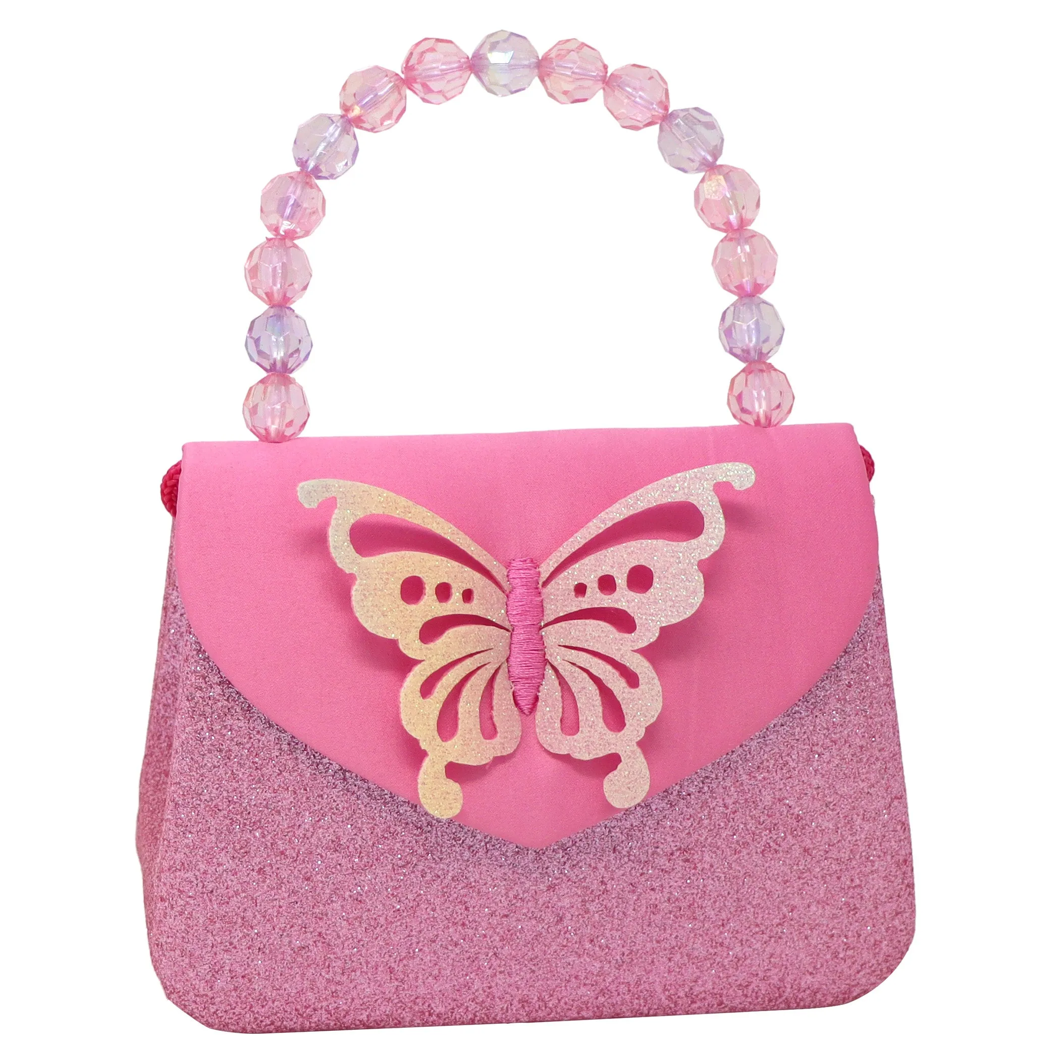 Rainbow Butterfly Hard Handbag