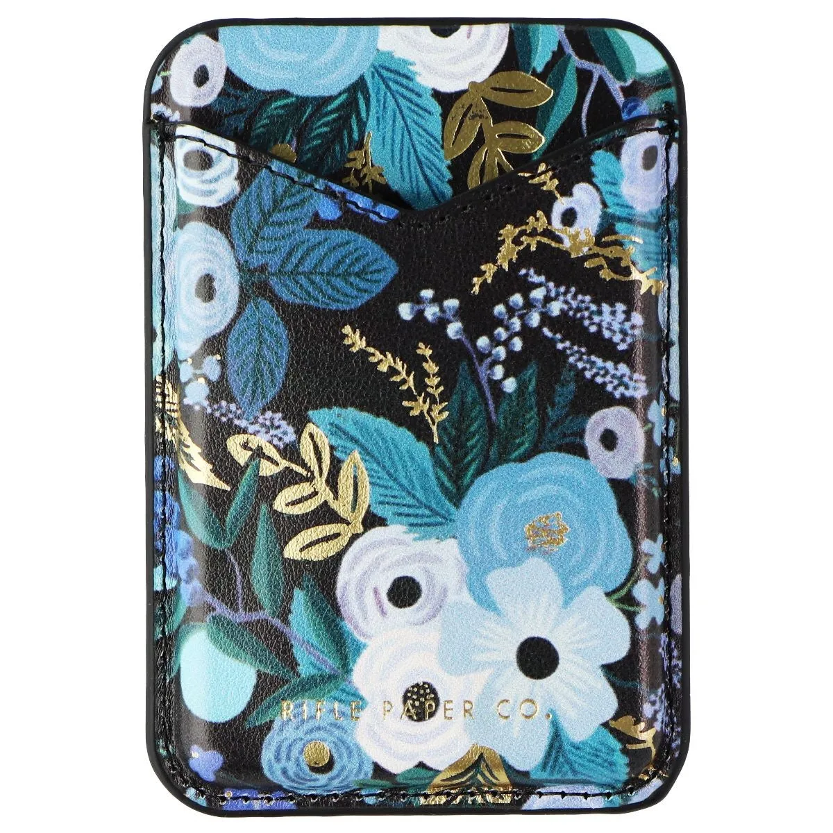 Rifle Paper Co. Wallet Card Holder for MagSafe for iPhones - Garden Party Blue