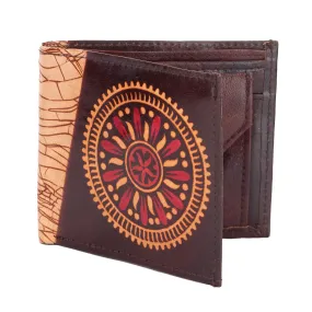 Shantiniketan Leather Products: Handcrafted Genuine Leather Wallet With 5 Spacious Compartments