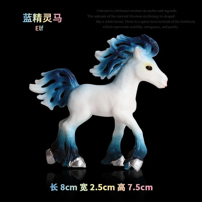 Simulation Wild Animal Horse Model Solid Emulation Action Figure Learning Education Kids Toys for Boys Children