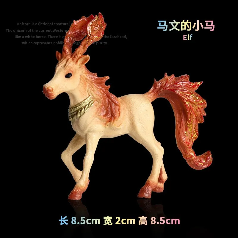 Simulation Wild Animal Horse Model Solid Emulation Action Figure Learning Education Kids Toys for Boys Children