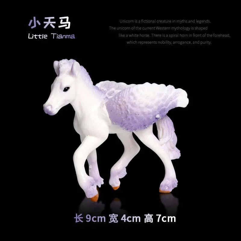 Simulation Wild Animal Horse Model Solid Emulation Action Figure Learning Education Kids Toys for Boys Children