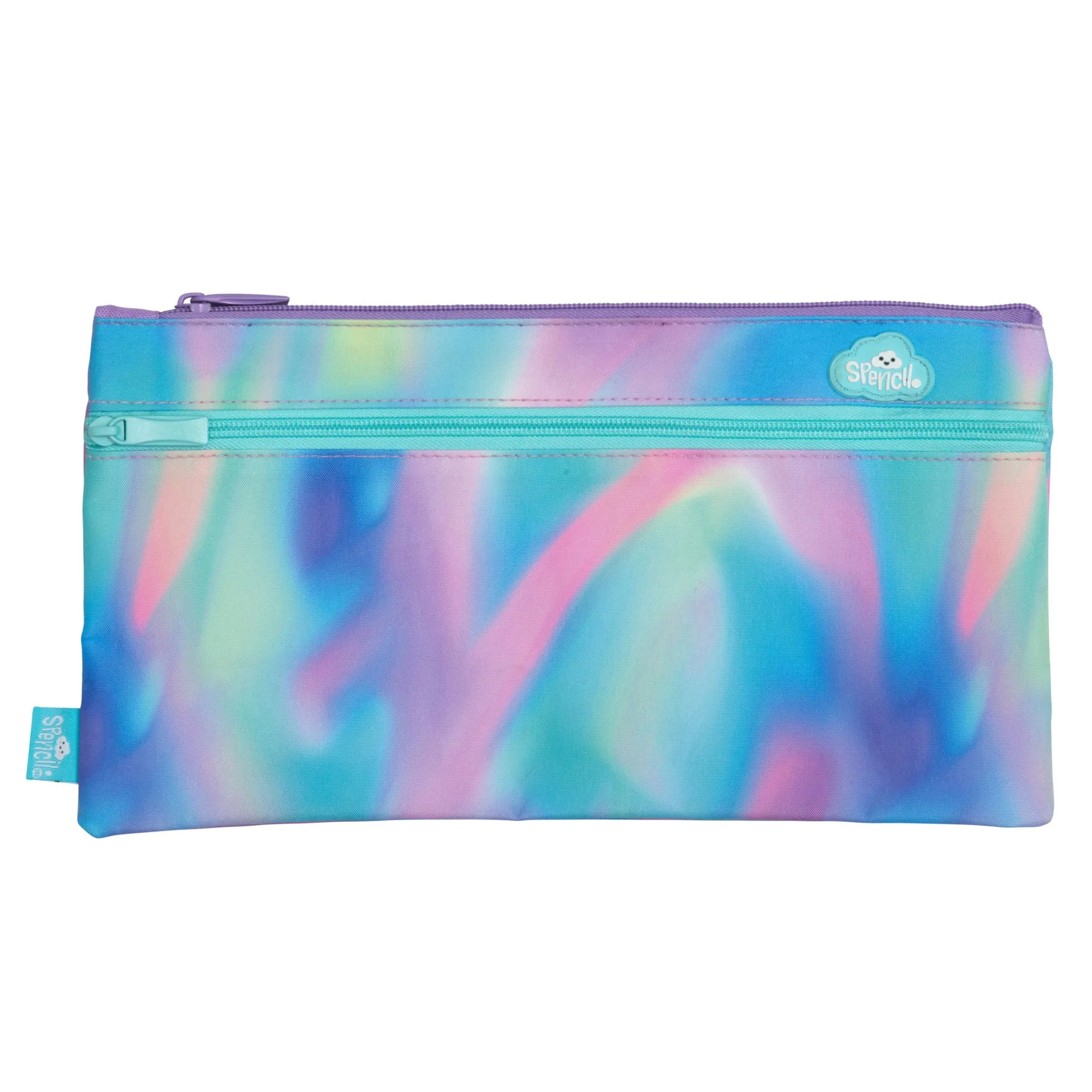 Spencil Twin Zip Pencil Case - Aurora