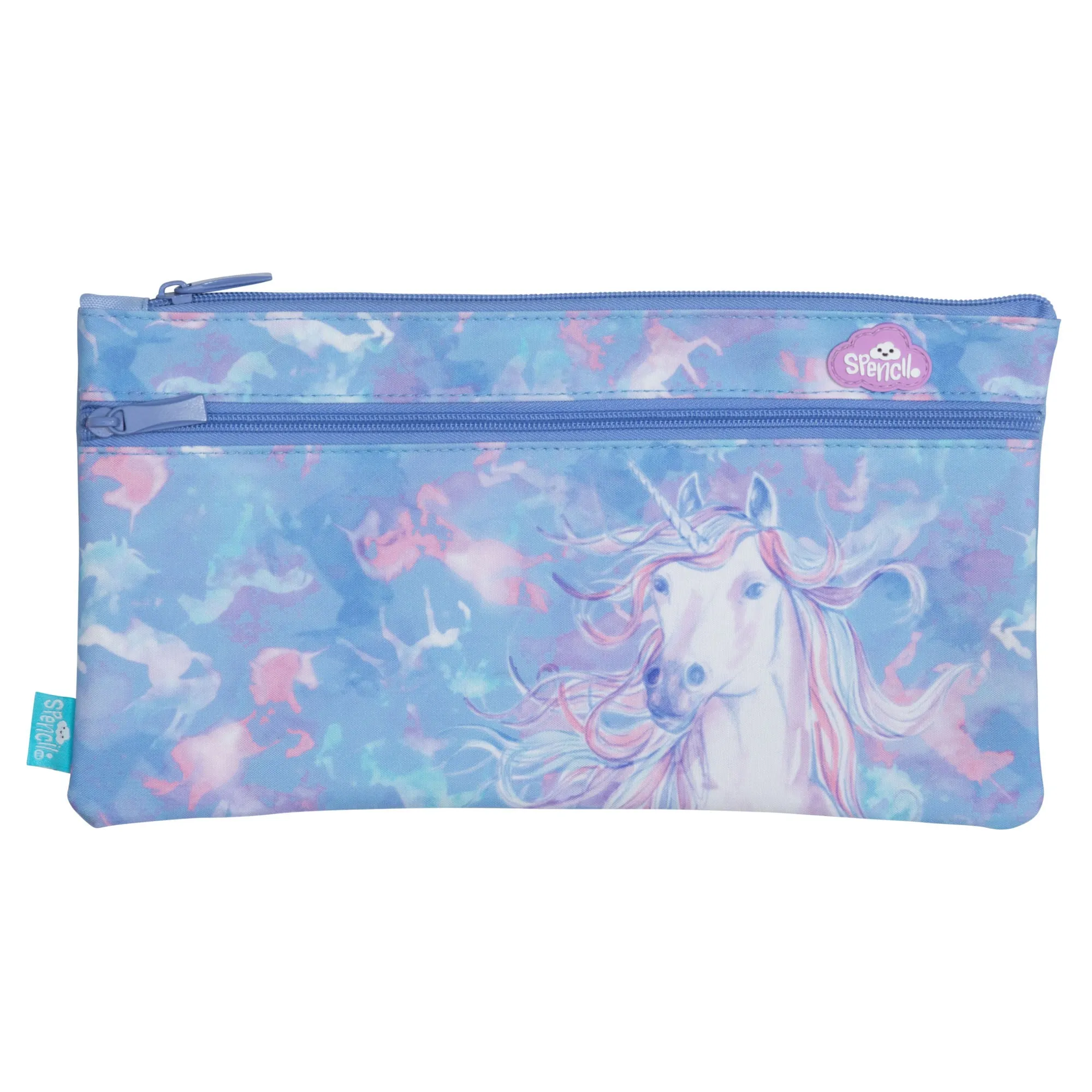 Spencil Twin Zip Pencil Case - Unicorn Magic