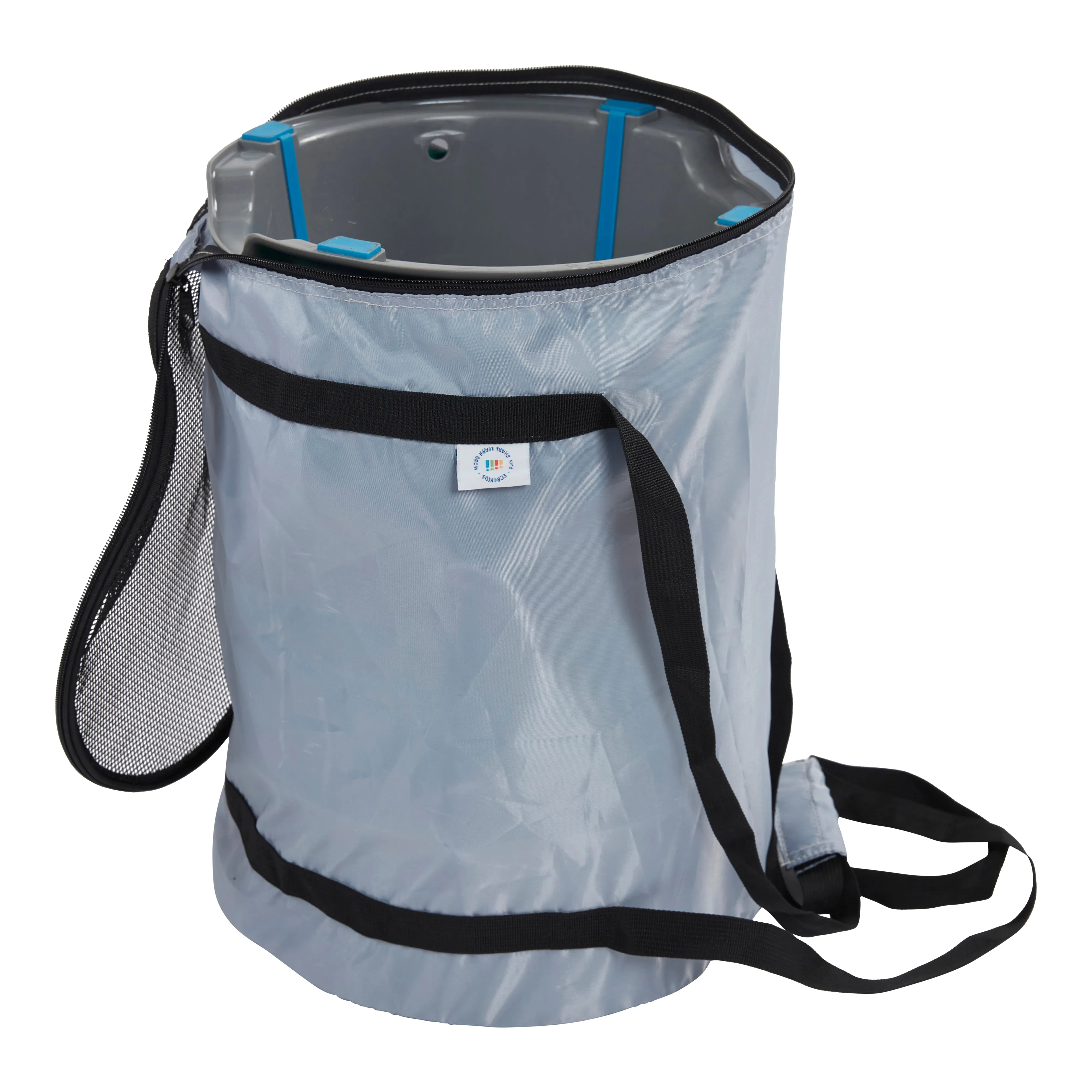 Stepping Buckets with Storage Carry Bag, Non-Skid Balance Stones