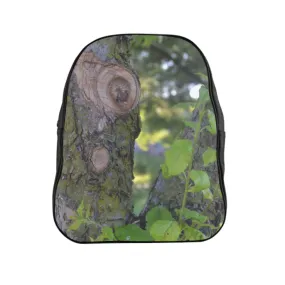 Tree and Green Leaves School Backpack