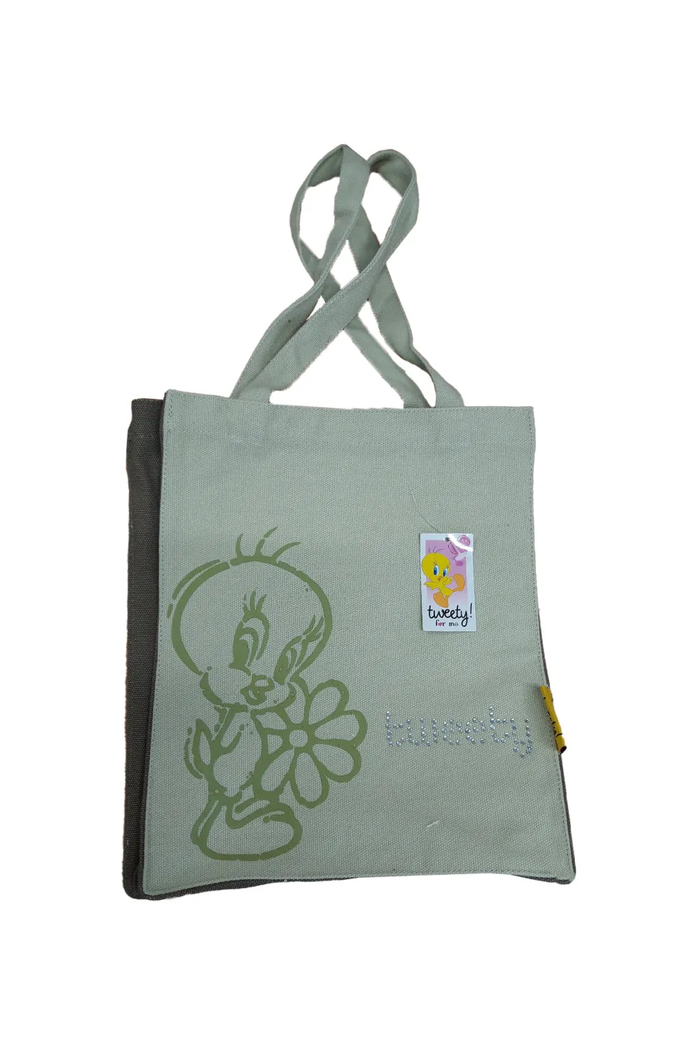 Tweety Beige Tote Bag