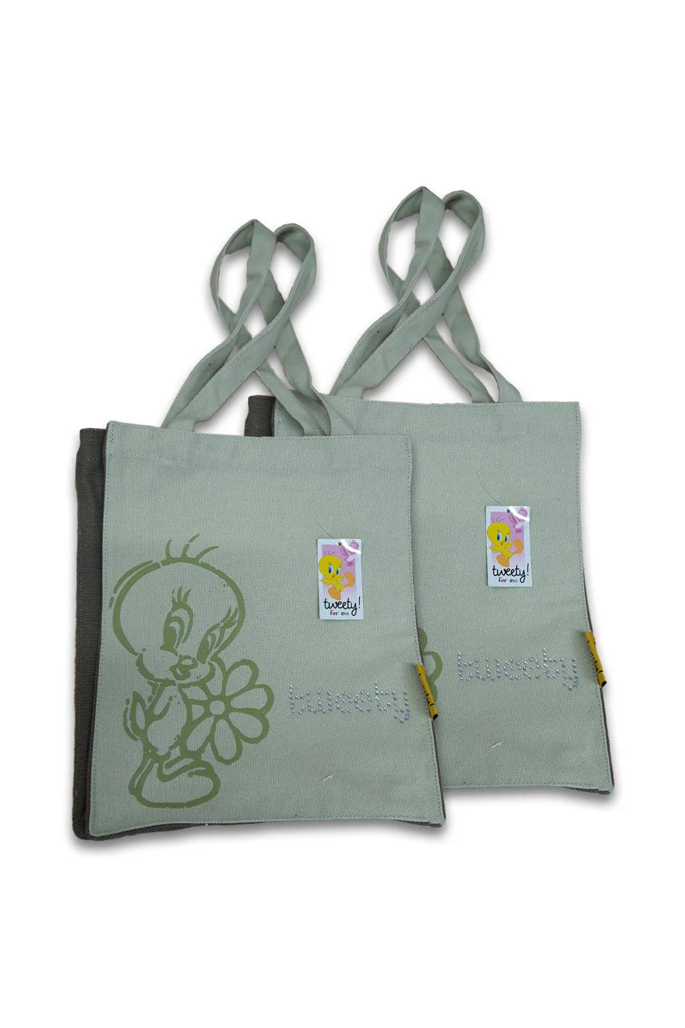 Tweety Beige Tote Bag