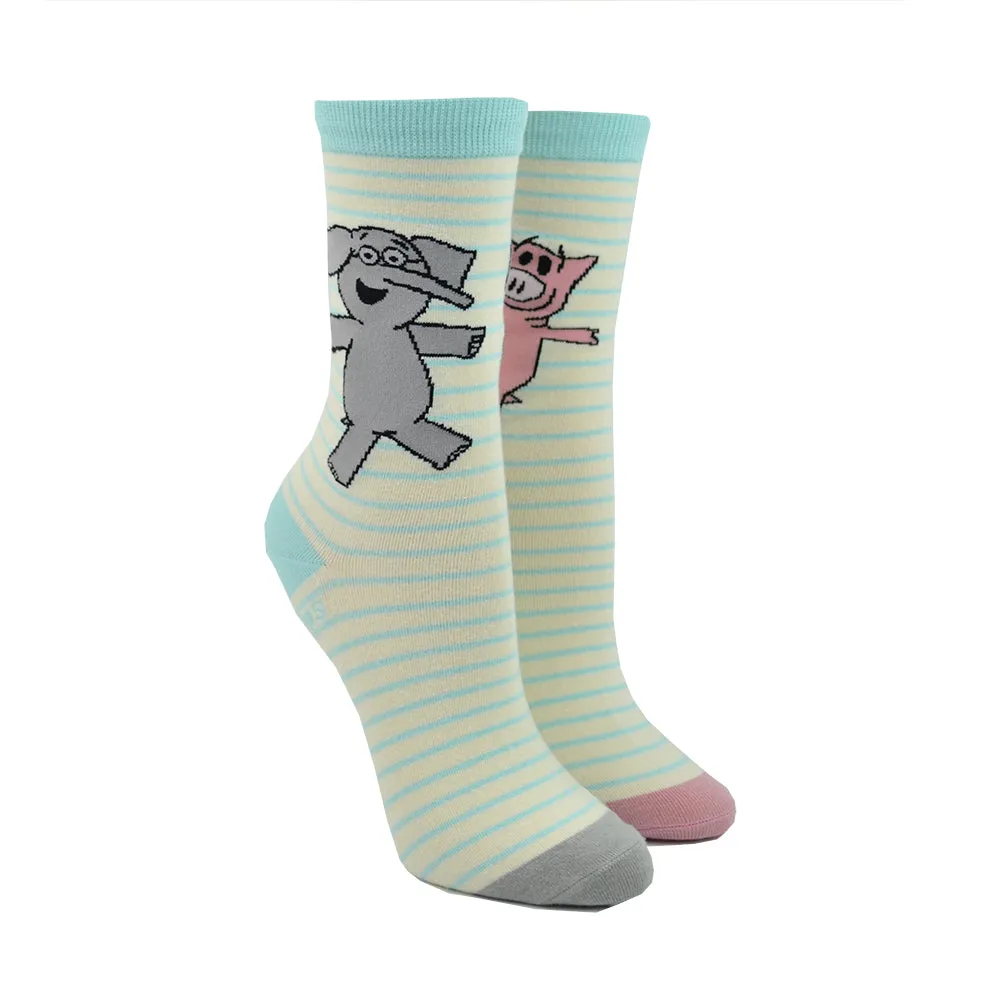 Unisex Elephant & Piggie Socks