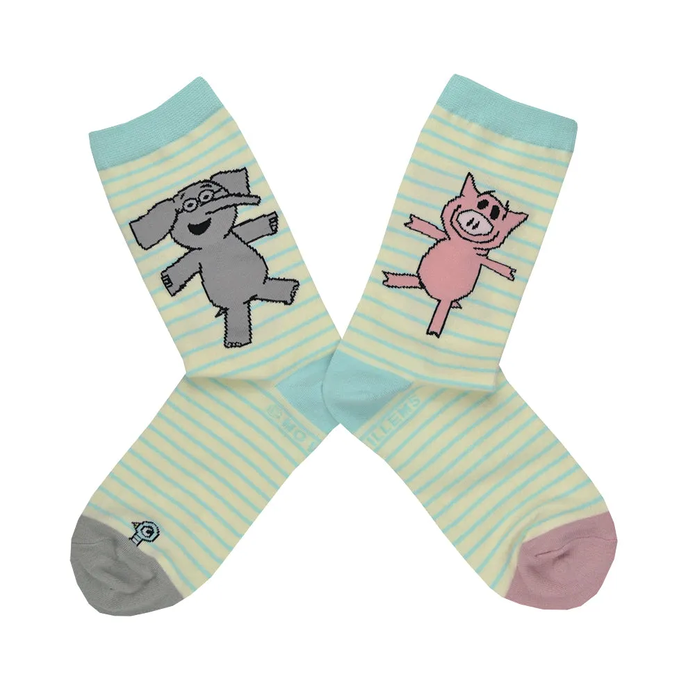 Unisex Elephant & Piggie Socks