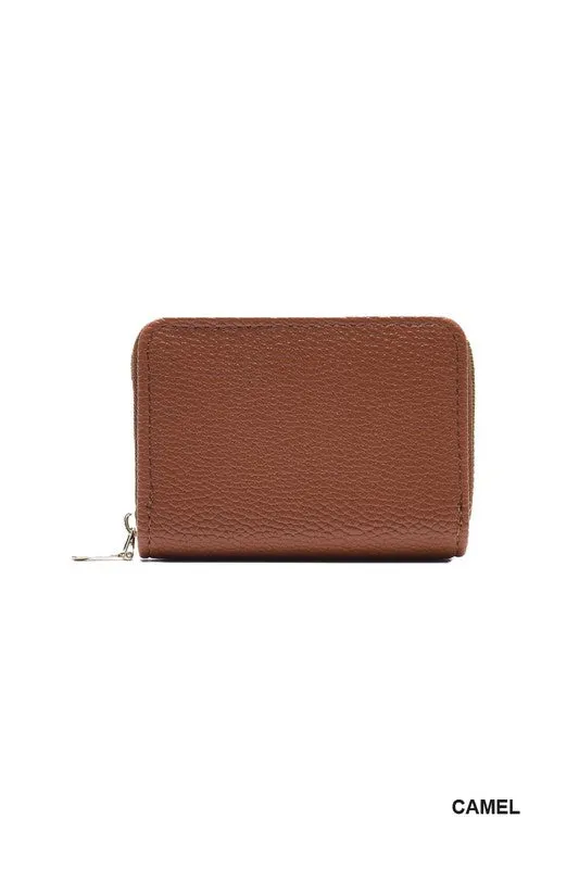 VEGAN LEATHER MULTIFUNCTIONAL CARD HOLDER WALLET (3 colors)