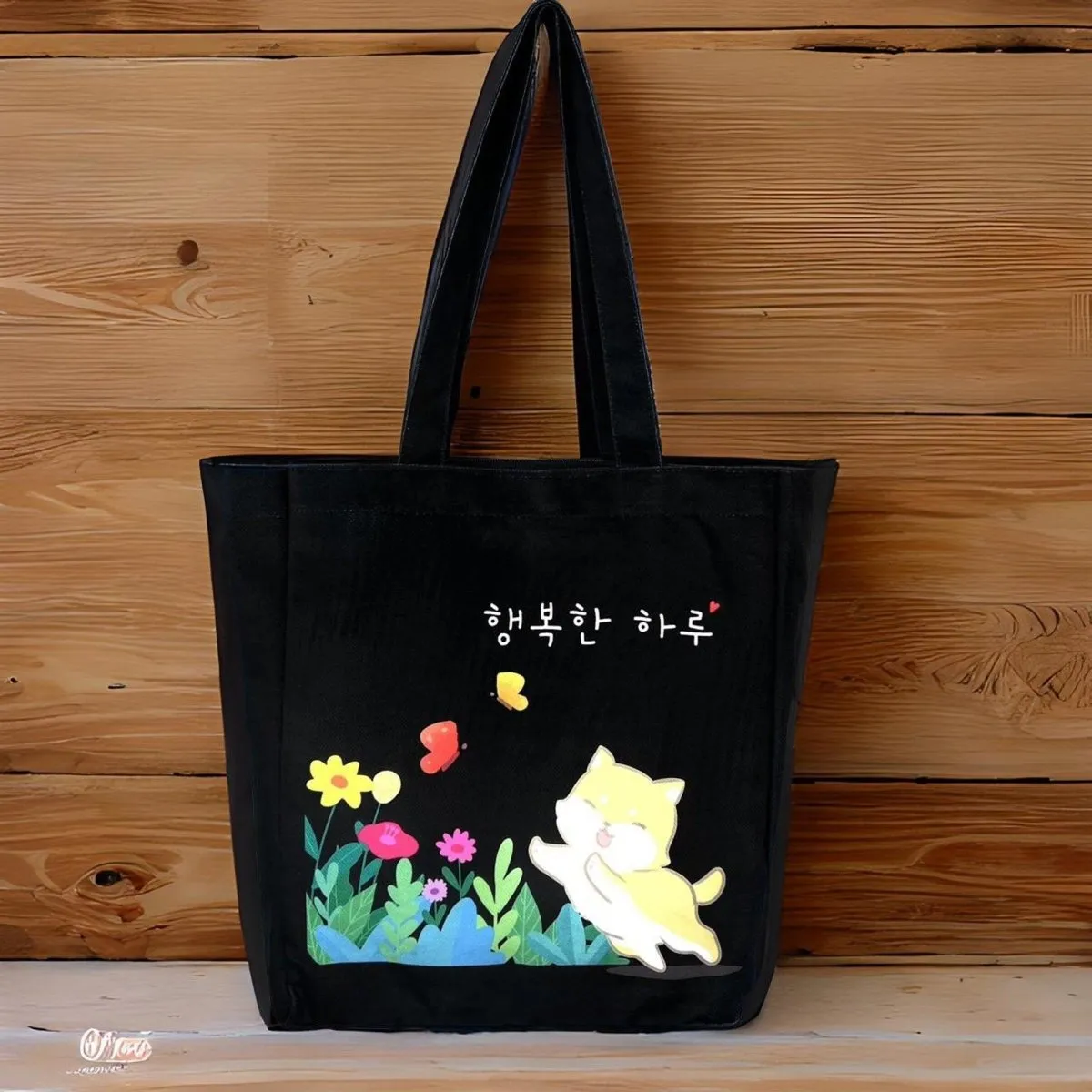 Women Large Tote Bag Kawaii Shiba Inu Korean Kpop Bag