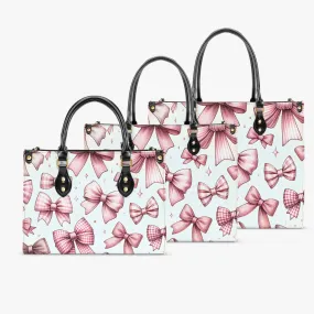 Women's Tote Bag - Ribbon's and Cherries - Rockabilly Ribbon Roll