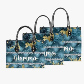 Women's Tote Bag - Teal Floral - Glamma