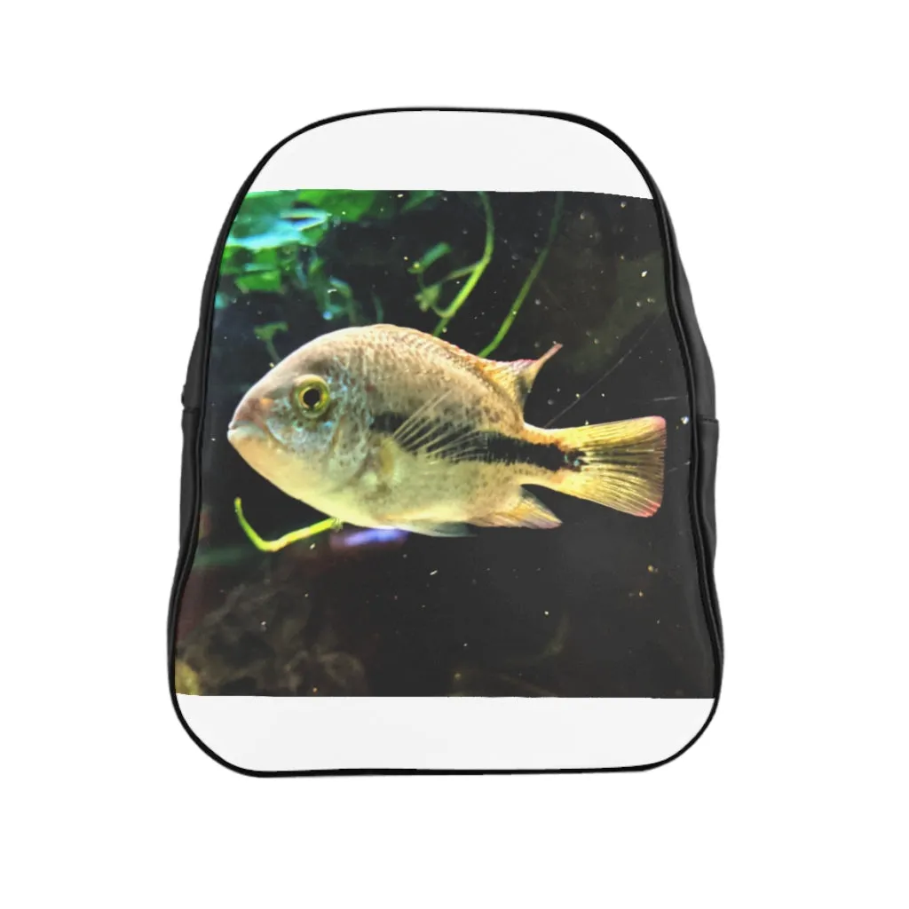 Yellow and Black Fish School Backpack